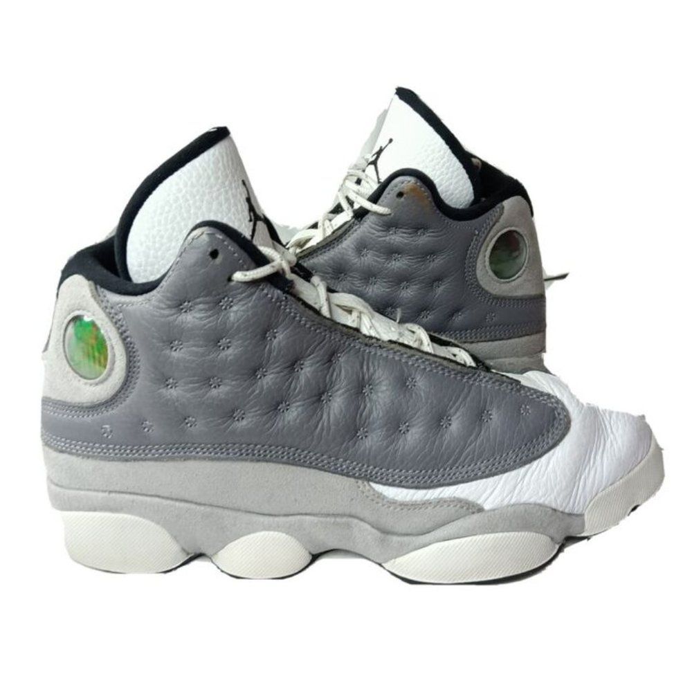 Nike Air Jordan 13 Retro Shoes Atmosphere Grey White Black Size 7 Y
